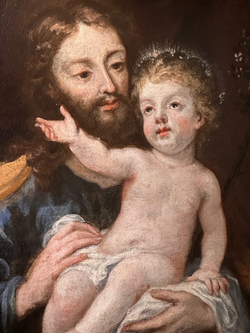 Juan Rizi - 1595-1681 - Joseph and Jésus and the blossoming staff., oil on canvas - detail 2