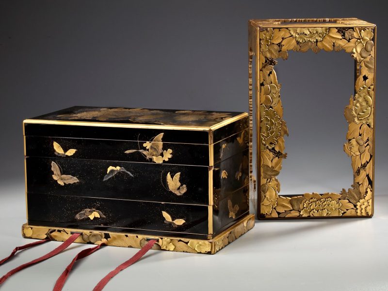 A japanese lacquer box (Edo period 1600 - 1868 ), Edo period, 1600-1868 - detail 3