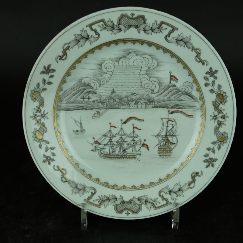 'Cape of Good Hope" plate, chinese export