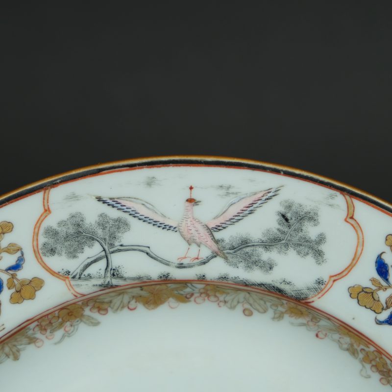 Chinese Export Porcelain Valckenier plate, circa 1740 - detail 2