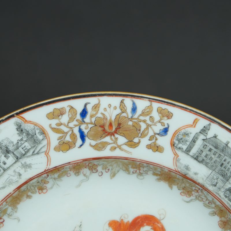 Chinese Export Porcelain Valckenier plate, circa 1740 - detail 4