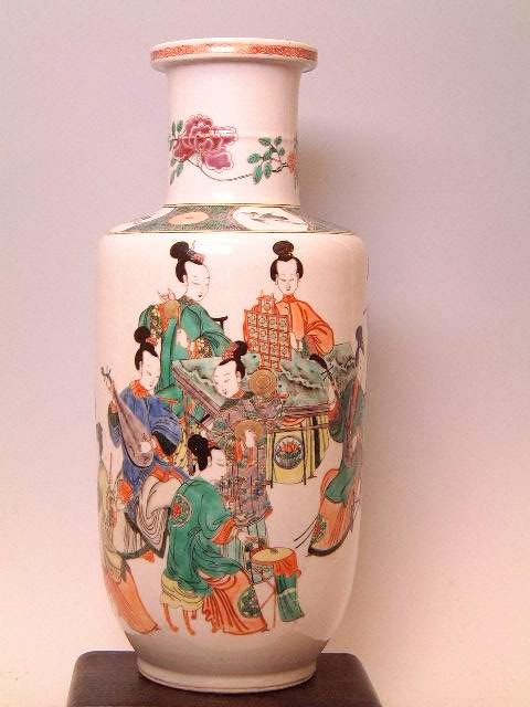 Chinese Famille Verte Vase, 19th century