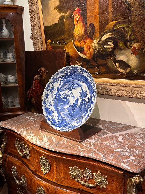 Rare XL Arita bowl in Kakiemin style 17th Century, circa 1690 - detail 4