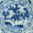 Wanli transitional large plate, circa 1630-1650 - detail 1